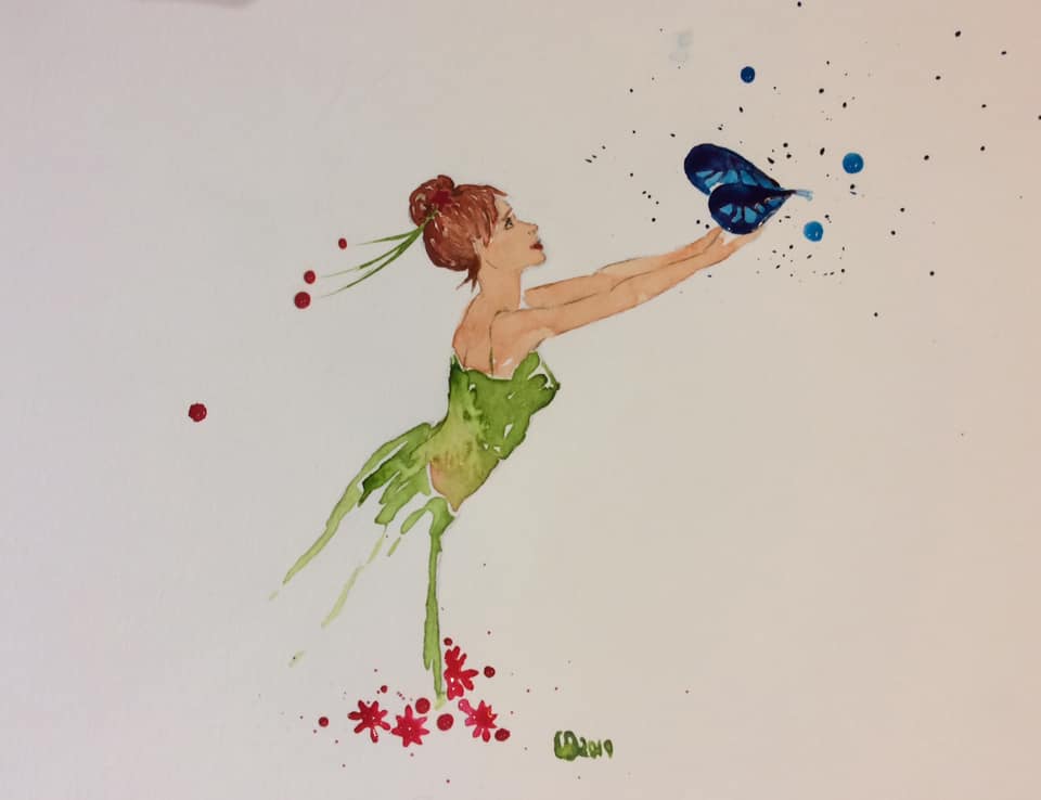 La danseuse et le papillon