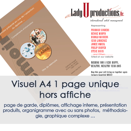 DESIGN - VISUEL A4